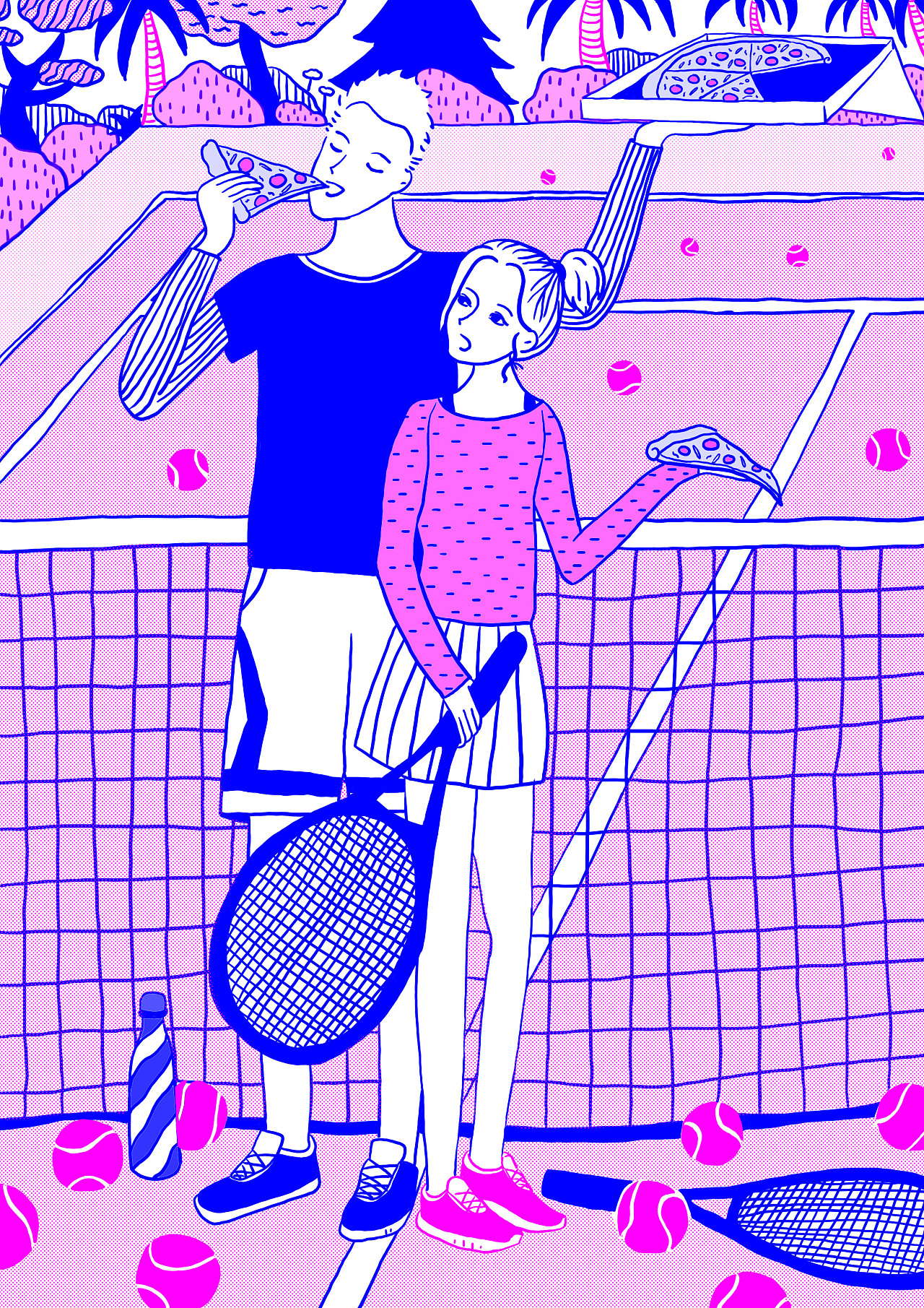 情侣日常|插画|概念设定|yaqiliu27 - 原创作品 - 站酷 (zcool)