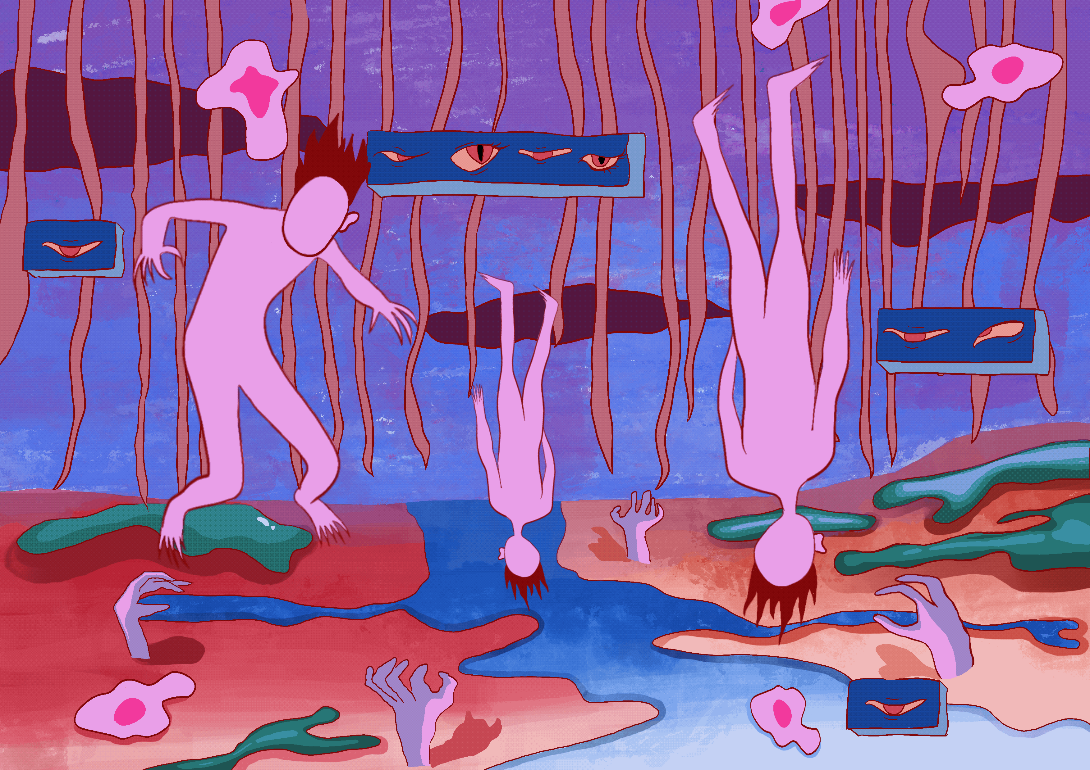 “狂人”日记2⃣️（图ZMzA5Mzc0NTI4） - 艺术插画 - 站酷设计师April96原创素材 - 站酷ZCOOL