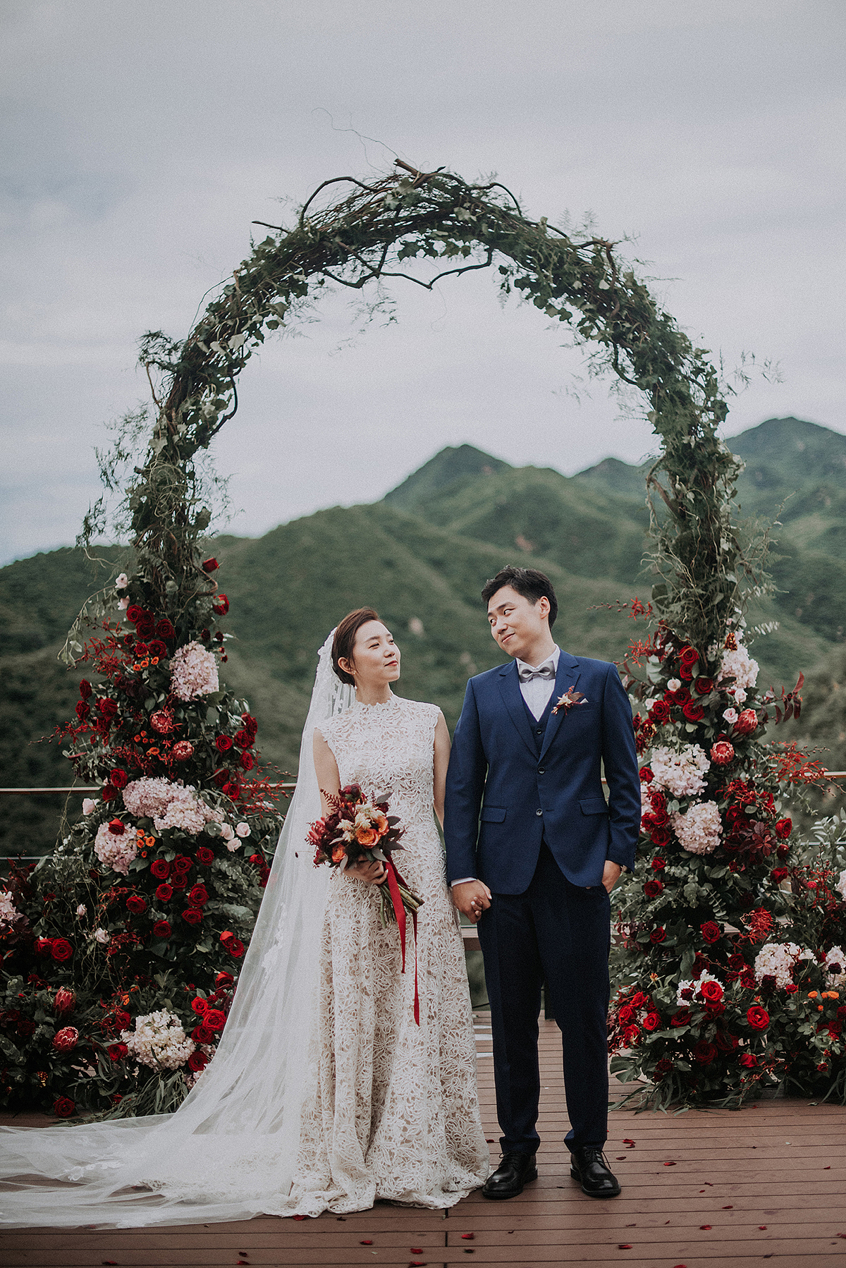 长城脚下的公社婚礼跟拍