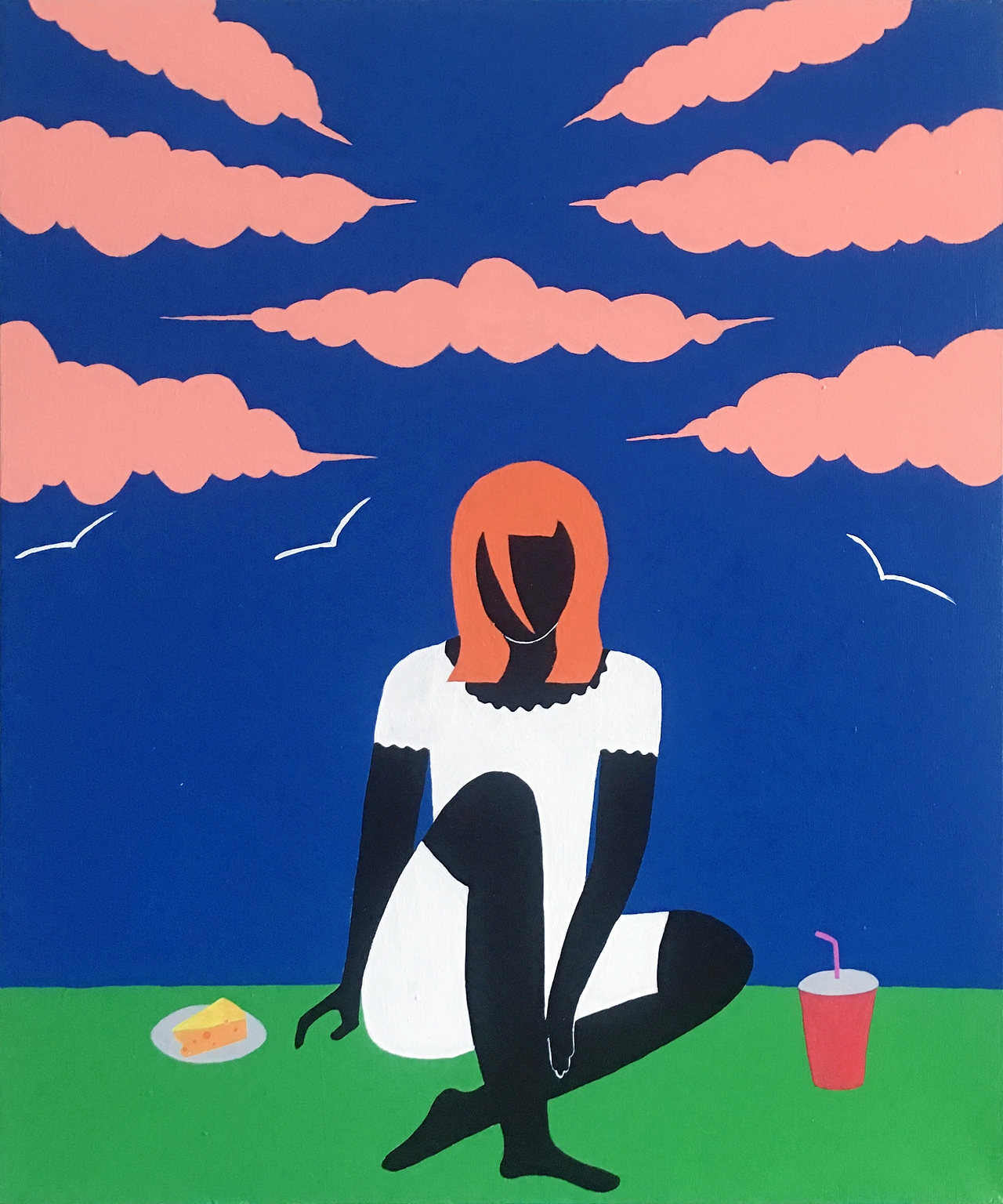 《心事》（图ZMTg5Nzc5MDg4） - 绘画 - 站酷设计师张梦谜原创素材 - 站酷ZCOOL