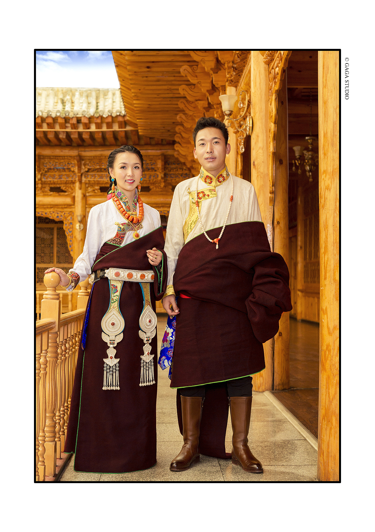藏式婚纱照图片大全_藏式情侣头像大全
