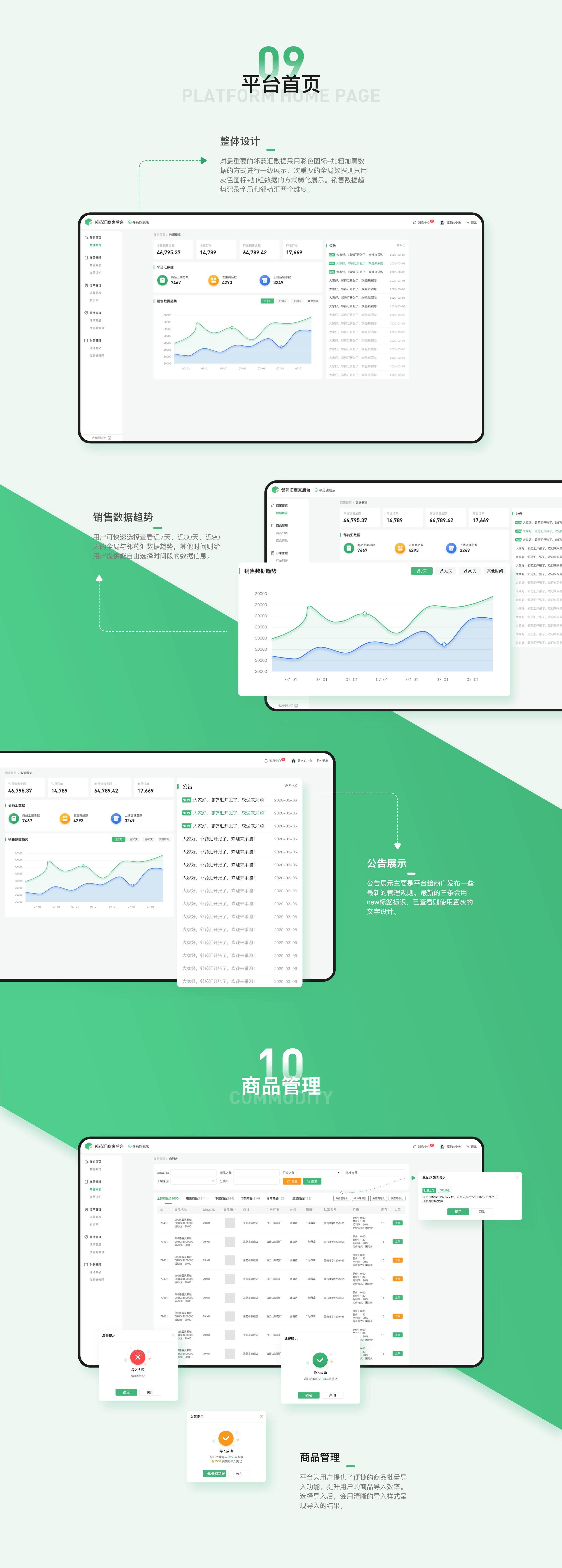 B端-商家管理后台（图ZMjcyOTY5OTA4） - 软件界面 - 站酷设计师天生可乐原创素材 - 站酷ZCOOL