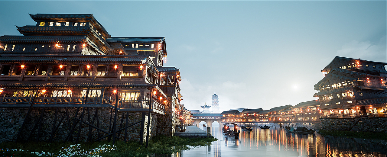 UE4古风场景（图ZMjEyODcyNjAw） - 动画/影视 - 站酷设计师这个道友原创素材 - 站酷ZCOOL