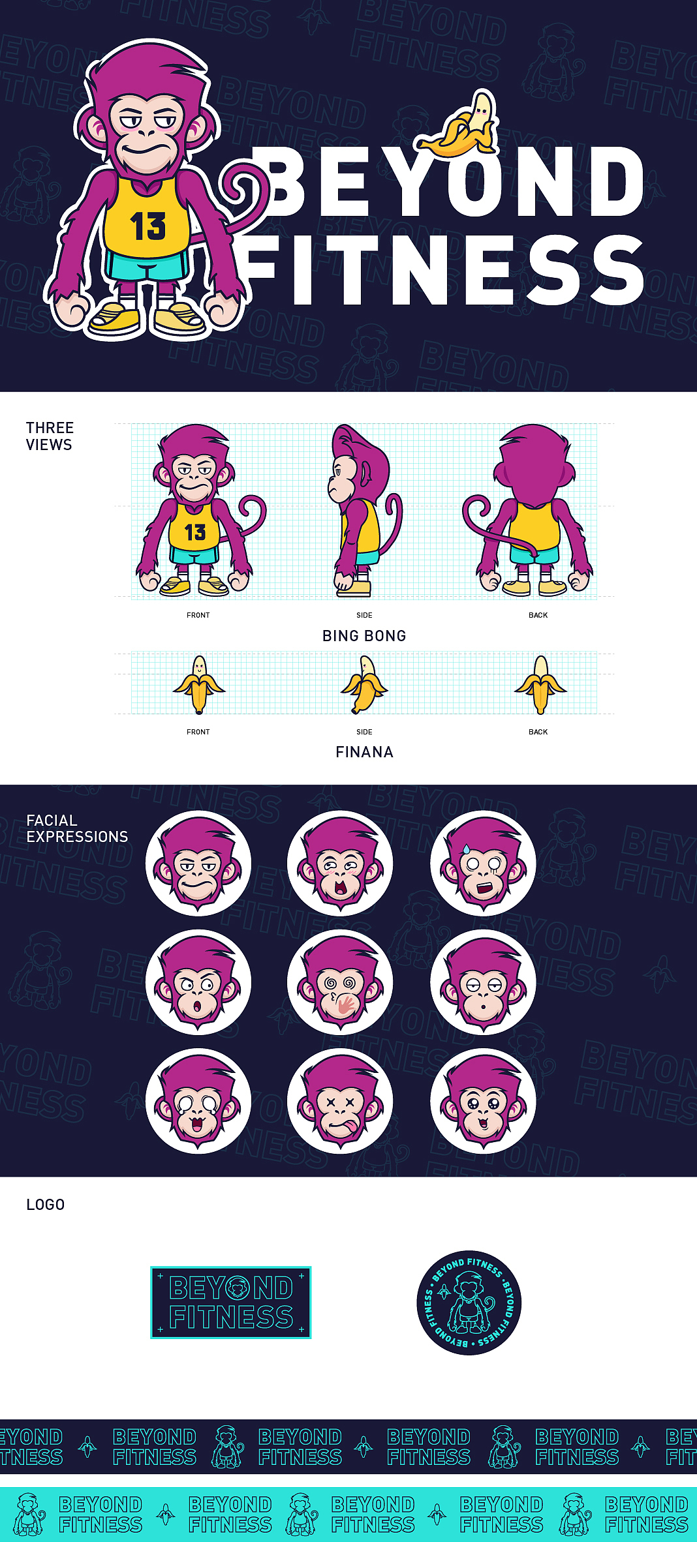 BeyondFitness别样健身IP设计（图ZMjU5MjEyMjgw） - 品牌 - 站酷设计师葛啵丝原创素材 - 站酷ZCOOL