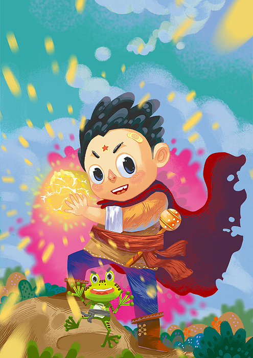 嘻嘻哈哈（图ZOTg2MzA3NDA=） - 儿童插画 - 站酷设计师我是春光原创素材 - 站酷ZCOOL