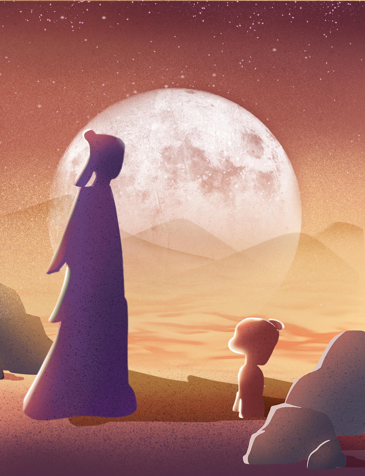 哪吒与敖丙（图ZMTc1NzExMjg4） - 商业插画 - 站酷设计师亦安插画原创素材 - 站酷ZCOOL