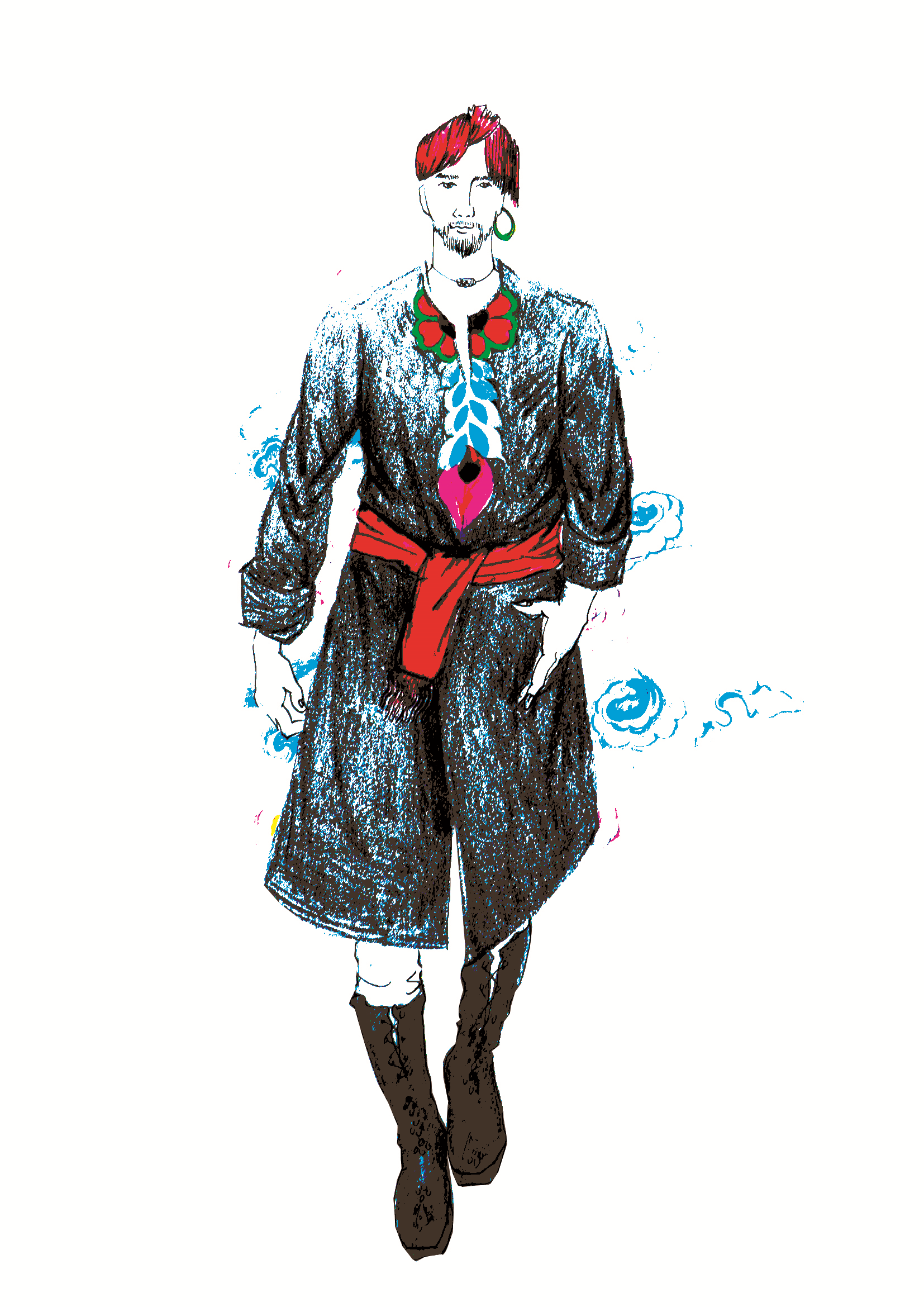 上海国际时装艺术节环东华时装周时尚藏装设计(男装设计)