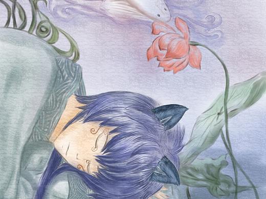 书籍插画|猫妖幻境|花坨坨