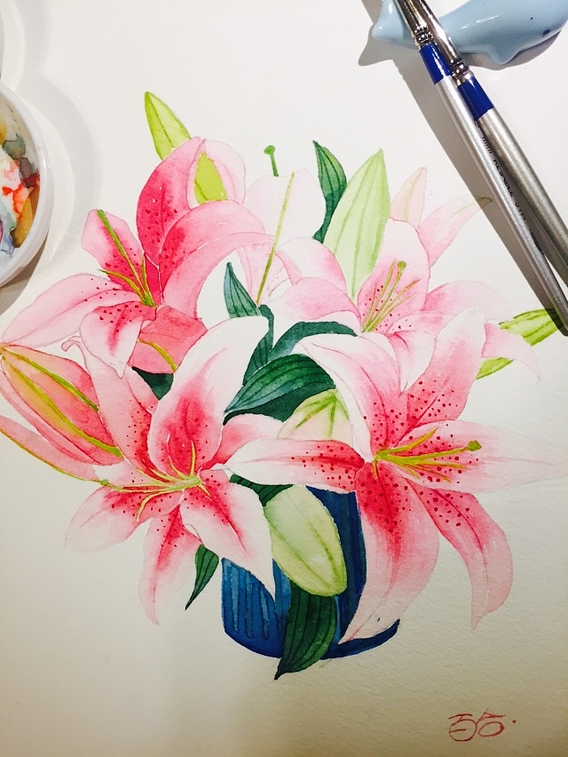 百合·兔兔（图ZNTQ5NTM2NDQ=） - 创作习作 - 站酷设计师T糖兔兔ang原创素材 - 站酷ZCOOL