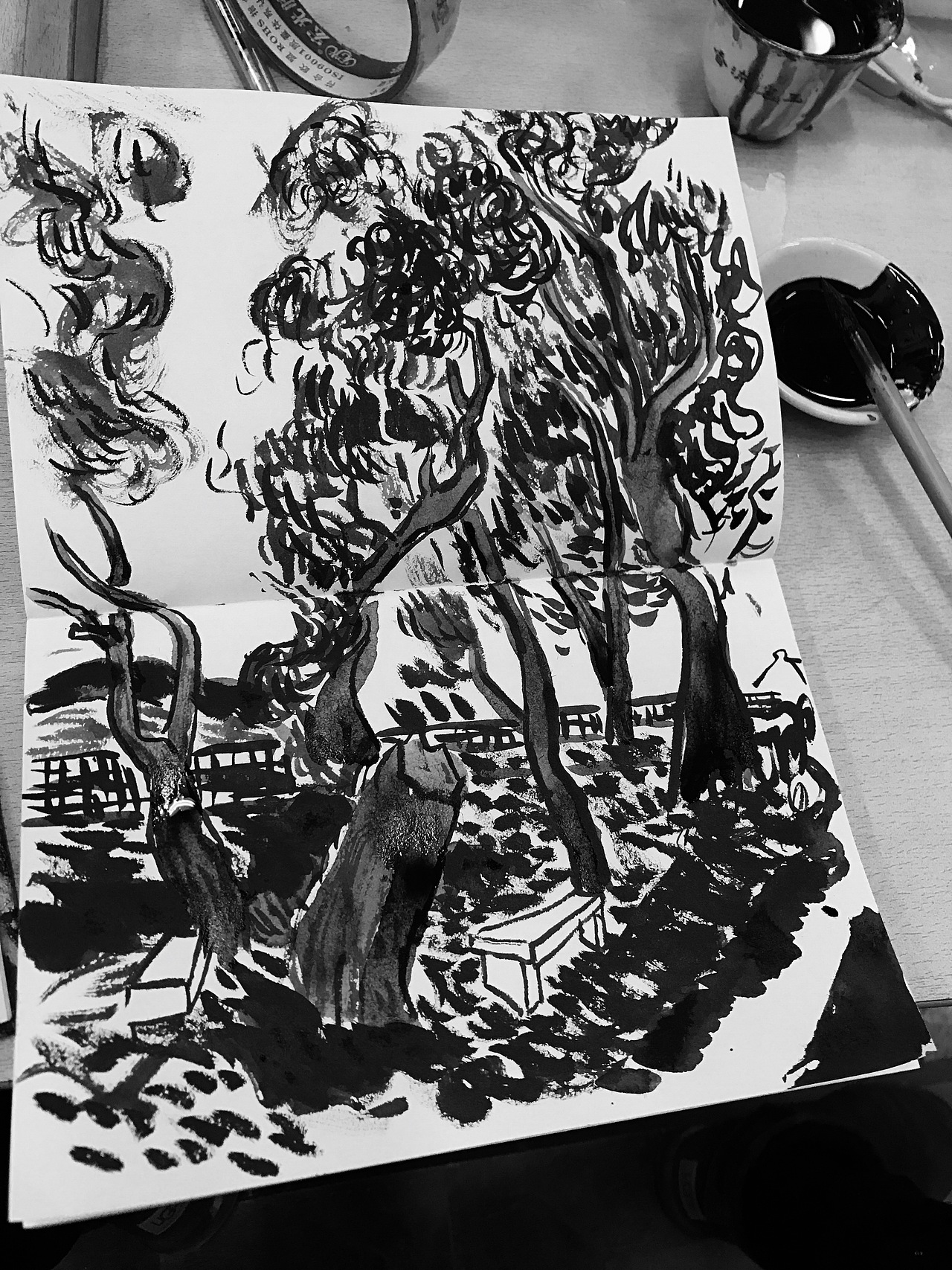 梵高的花園（圖ZNzE1Nzk0NDg=） - 新銳潮流插畫 - 站酷設(shè)計(jì)師自然存在物原創(chuàng)素材 - 站酷ZCOOL