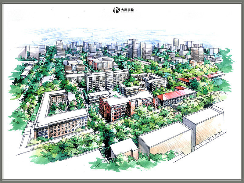 大禹手绘规划设计考研手绘（图ZMjE0MTc2MDE2） - 其他 - 站酷设计师安安的静静原创素材 - 站酷ZCOOL