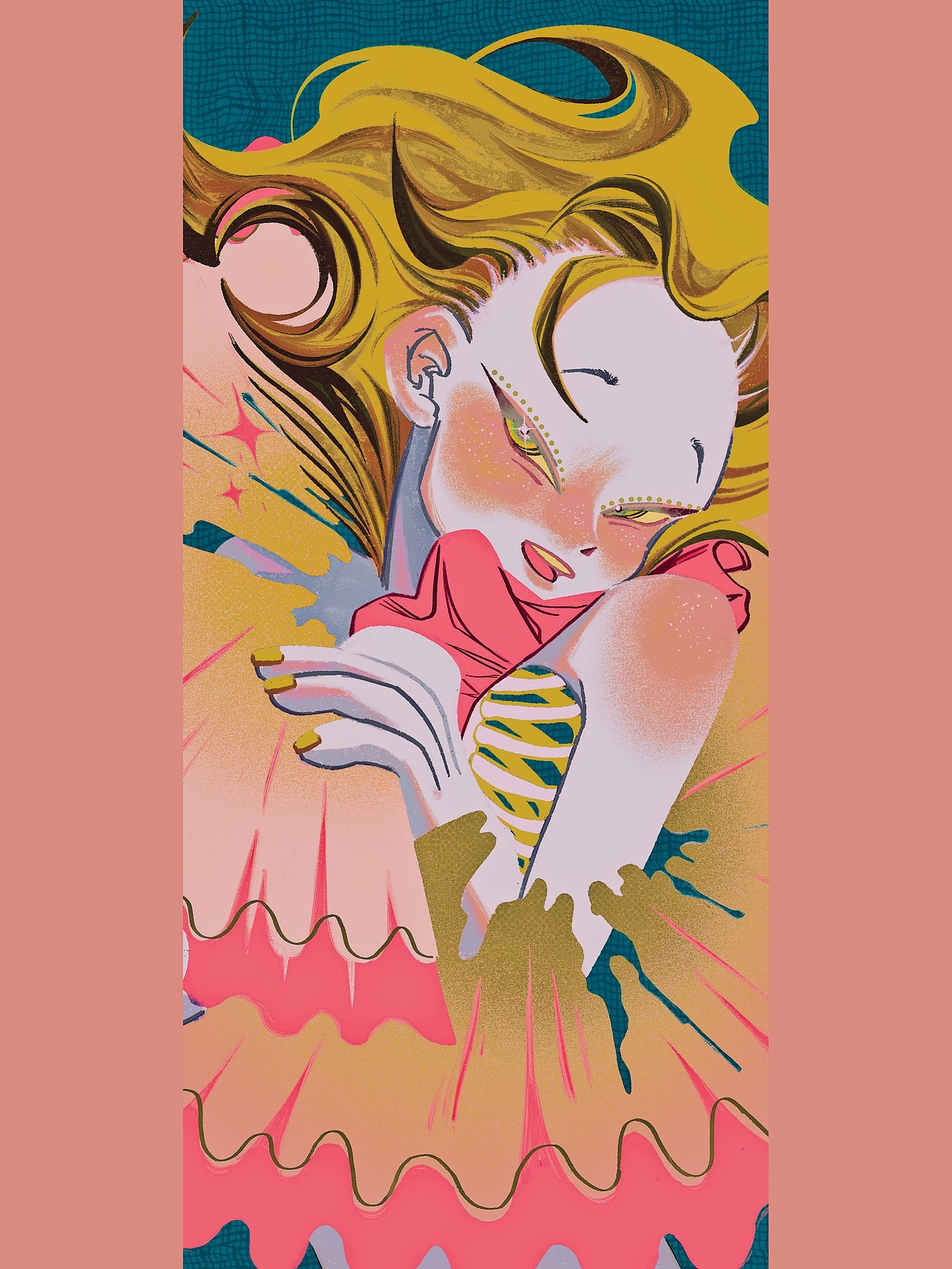 ✨短期人物插画练习合集✨（图ZMjc0NDUzNzU2） - 新锐潮流插画 - 站酷设计师石匝不想动原创素材 - 站酷ZCOOL