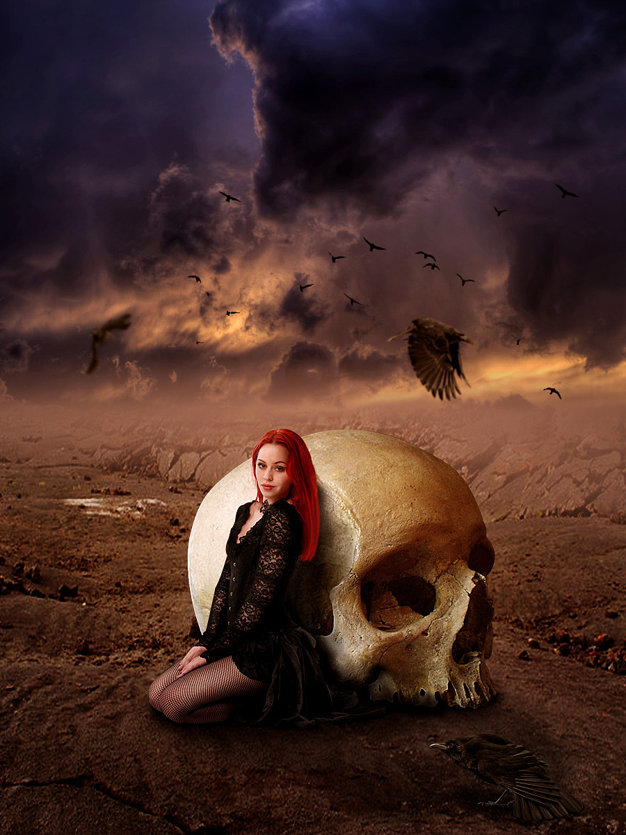 美女与骷髅练习