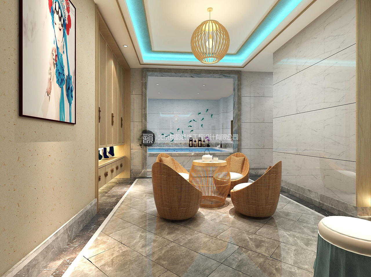 京韵设计-郑韵:鞍山欧陆峰健身会馆