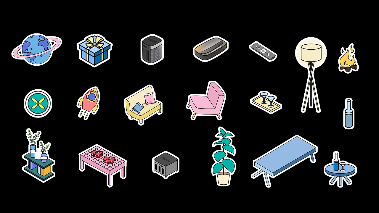 极米五一活动宣传物料（图ZMjA2OTkxMjA0） - 商业插画 - 站酷设计师芋泥麻薯酱原创素材 - 站酷ZCOOL