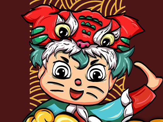 国潮人物头像设计