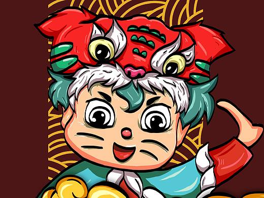 国潮人物头像设计