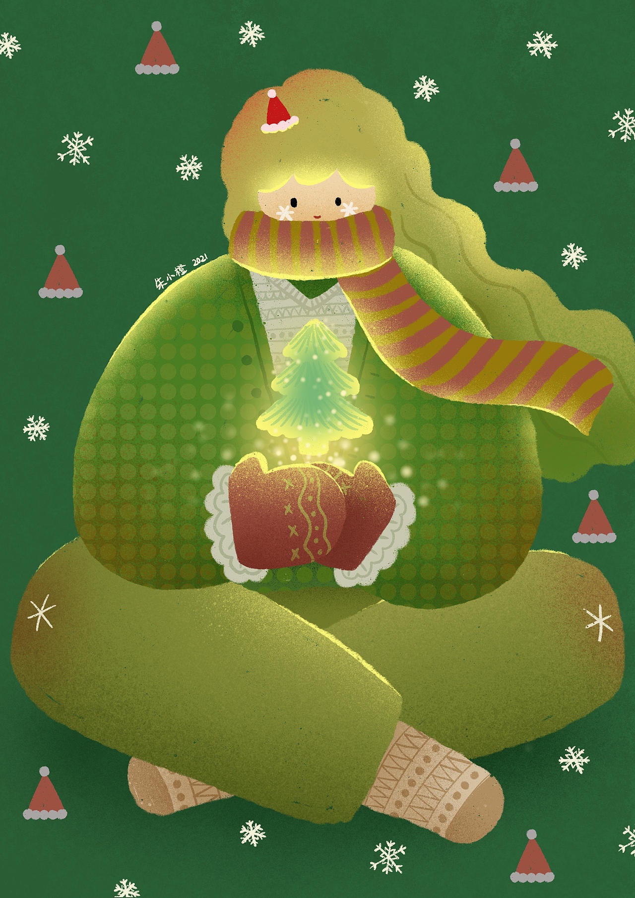圣诞快乐（图ZMjgyMTM1MTMy） - 创作习作 - 站酷设计师朱小橙orange原创素材 - 站酷ZCOOL