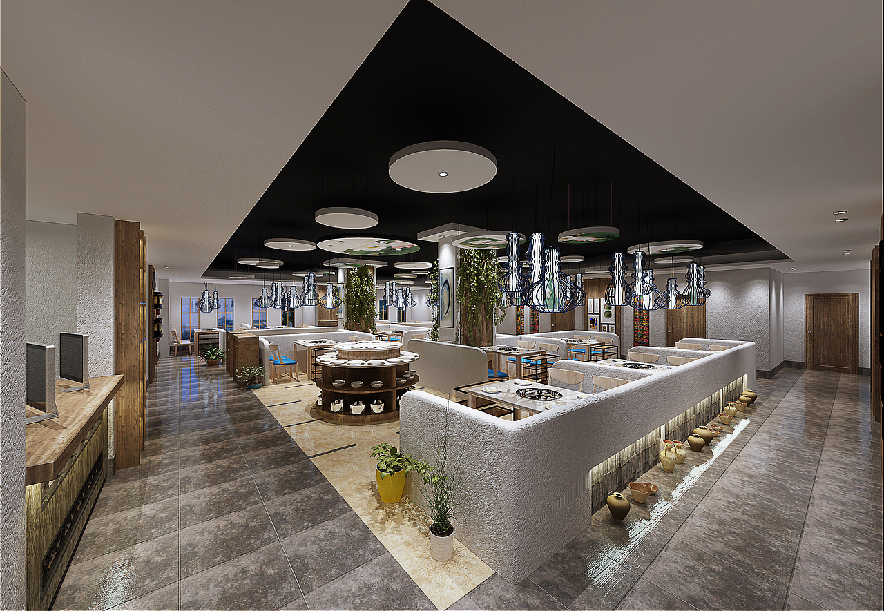 【彩蝶纷纷火锅店】——南充火锅店设计案例赏析