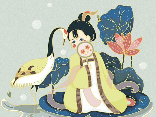 云鶴少女（個人主頁-ZNDk2NTIwMzI=） - 創(chuàng)作習(xí)作 - 站酷設(shè)計師biubiu斯威特原創(chuàng)素材 - 站酷ZCOOL