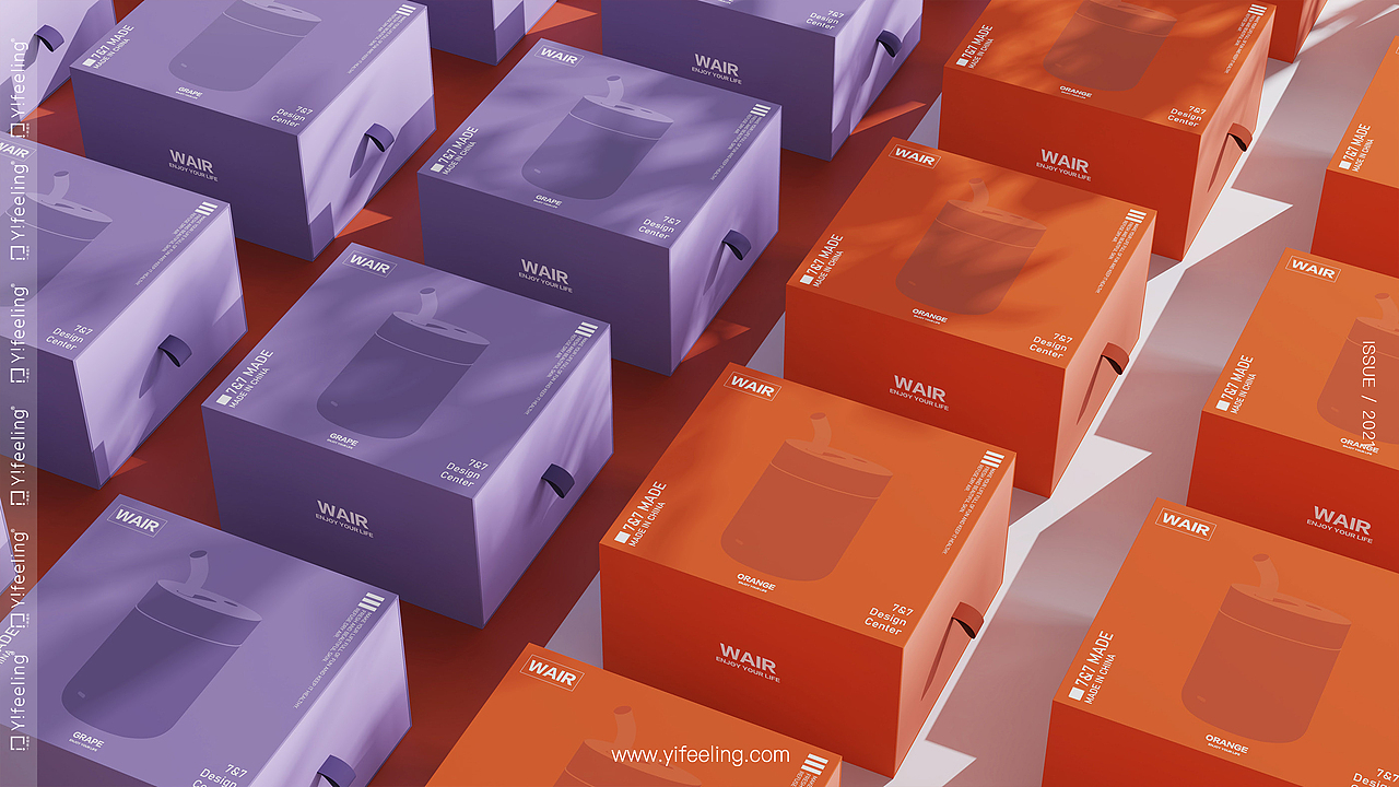 Wair humidifier-加湿器设计 Behance首页推荐作品