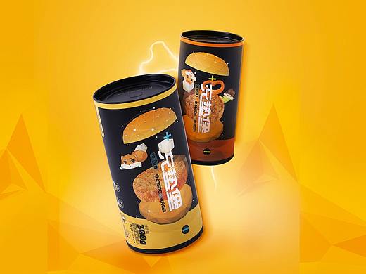 三只松鼠-豆干汉堡 “充垫堡” 包装&详情页设计