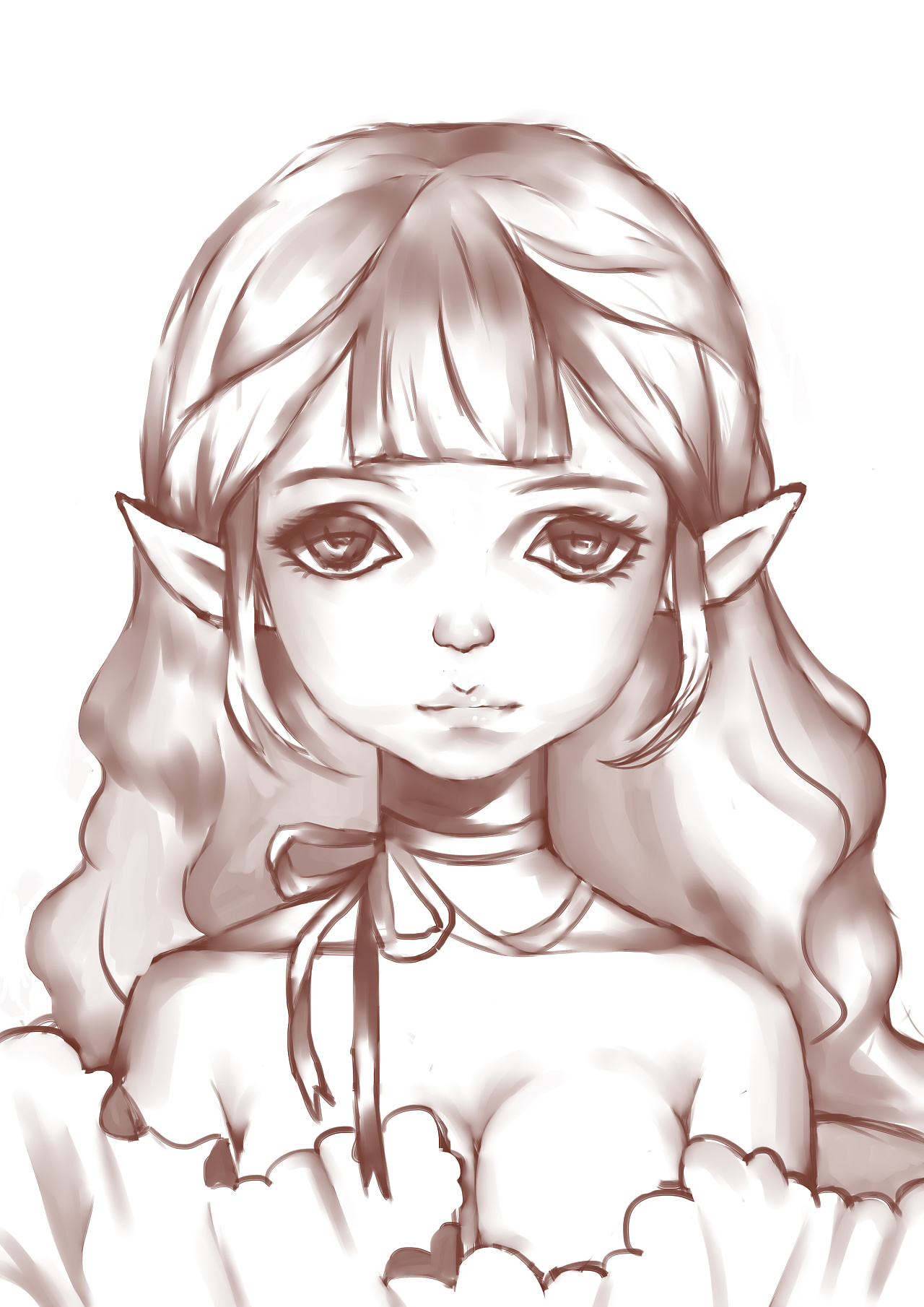 厚涂小姐姐 半临摹半自high[z观察][z偷笑]