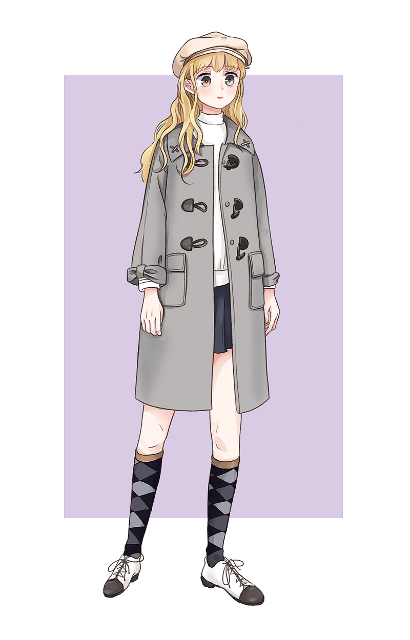 一组最近的漫画人物服饰搭配练习