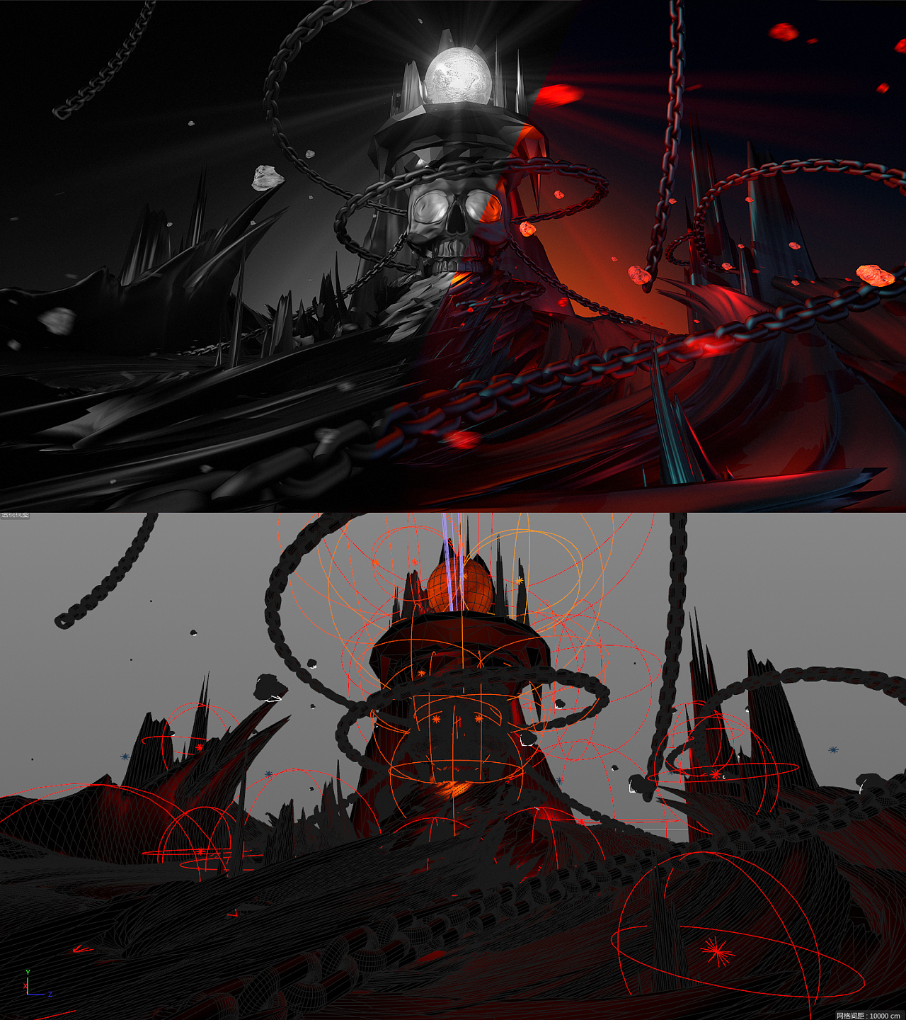 C4D自制壁纸23（图ZNjI0ODYzODg=） - 场景 - 站酷设计师ShadowPicture原创素材 - 站酷ZCOOL