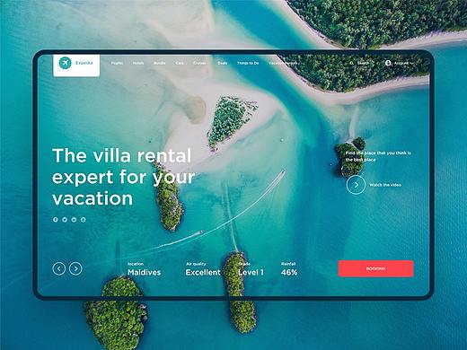 Travel web丨旅游度假官网