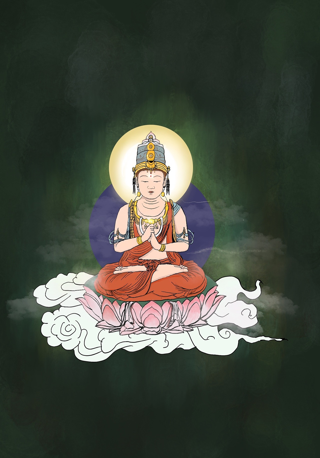 十二生肖守护佛 板绘插画|插画|创作习作|许世路 - 原创作品 - 站酷