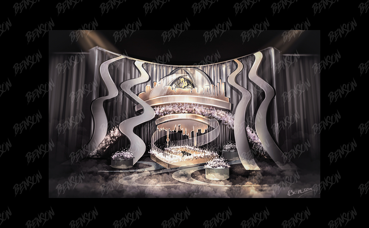 婚礼场景设计（图ZMTI1MzUwNzU2） - 概念设定 - 站酷设计师Benson_0原创素材 - 站酷ZCOOL