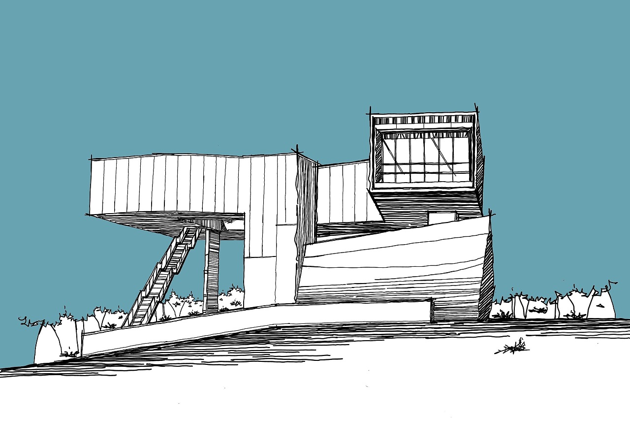 四方当代美术馆|空间|建筑设计|arcxiv - 原创作品 - 站酷 (zcool)