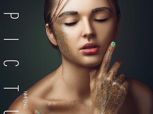 妆面造型中性灰修图练习