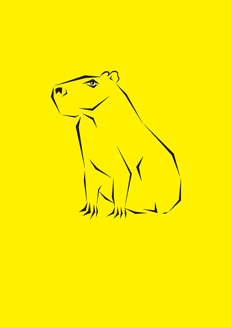 水豚标志设计|平面|logo|welouse - 原创作品 - 站酷 (zcool)