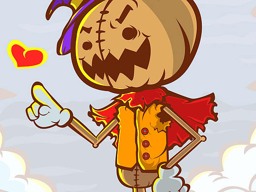 万圣节~（个人主页-ZMjc3MDg2OTI=） - 商业插画 - 站酷设计师会画画的一休哥原创素材 - 站酷ZCOOL