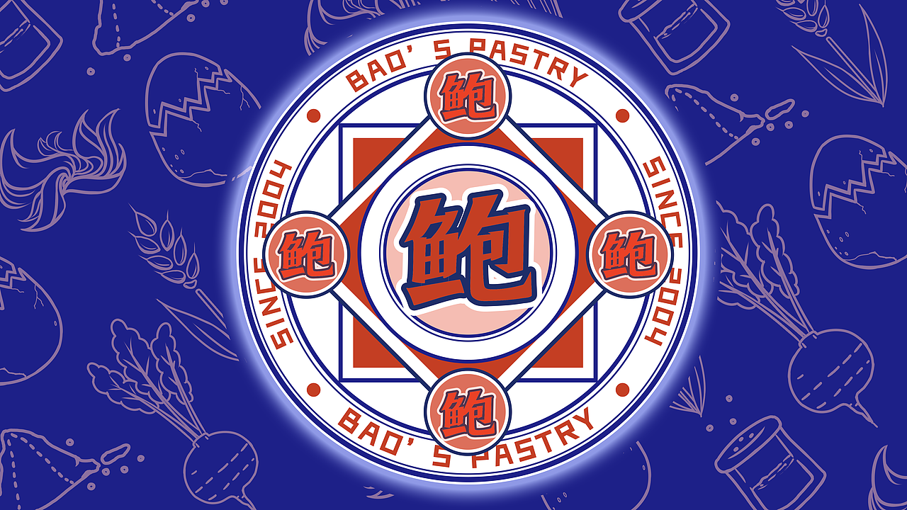 鲍师傅品牌概念形象设计（图ZMTg2NDQxNTcy） - 品牌 - 站酷设计师岸边拾鱼原创素材 - 站酷ZCOOL