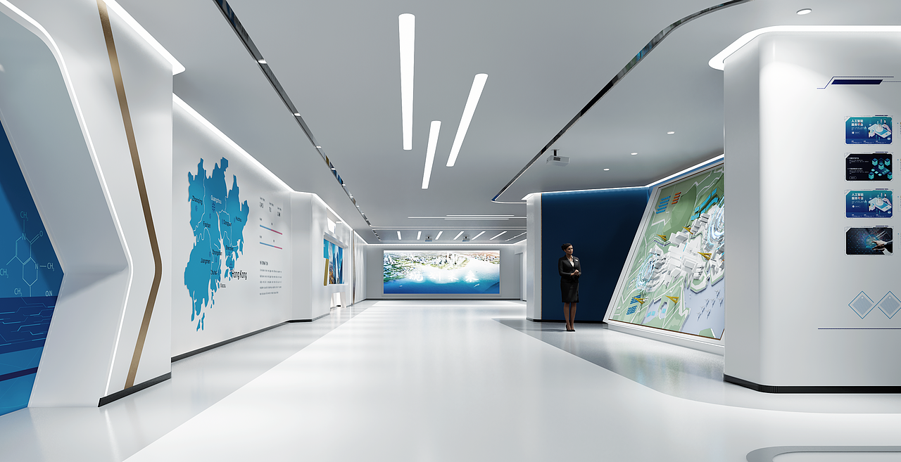 展厅设计/香港科技大学霍英东研究院展厅