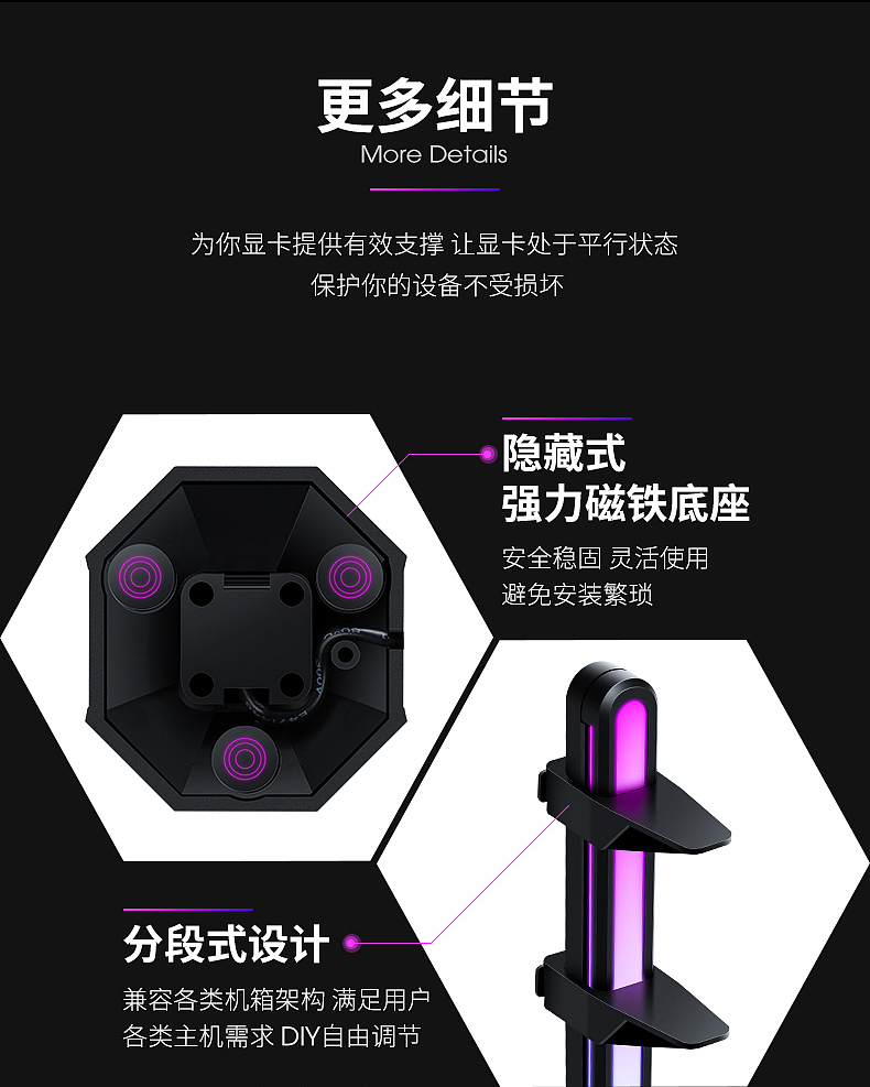 显卡支架详情页