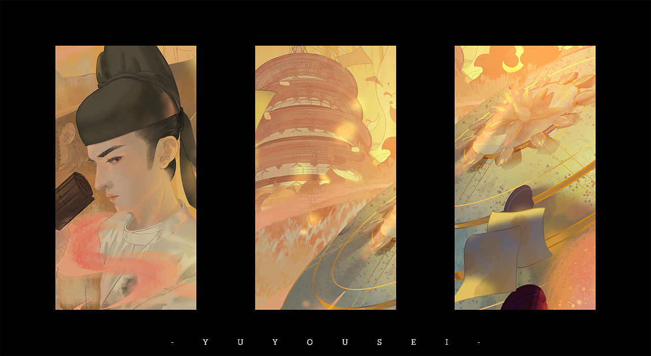 【插画】风火神都——画《风起洛阳》（图ZMjc5MjU4MzI0） - 创作习作 - 站酷设计师于游原创素材 - 站酷ZCOOL