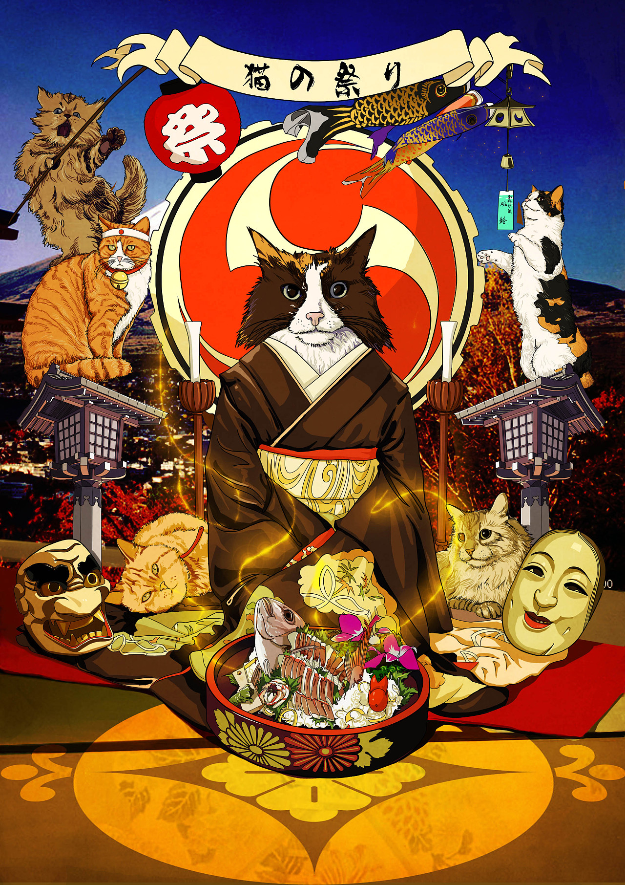 练习|插画|商业插画|兔美沾大酱 - 原创作品 - 站酷 (zcool)