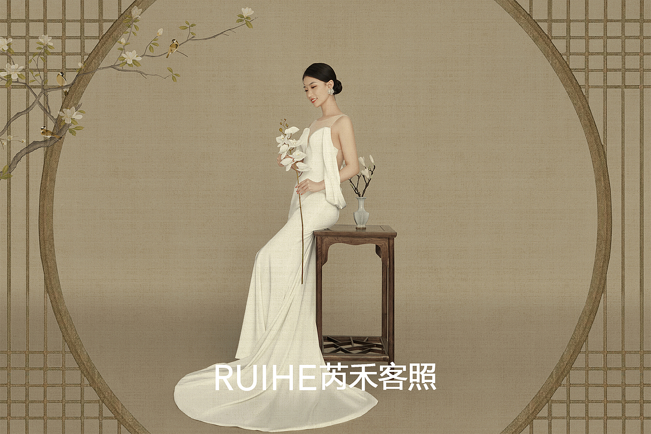 工笔画简约不失细节，浪漫有迹可循，是理想中风格（图ZMjc1NzY3NzQ4） - 婚礼摄影 - 站酷设计师遇见YUJIAN原创素材 - 站酷ZCOOL