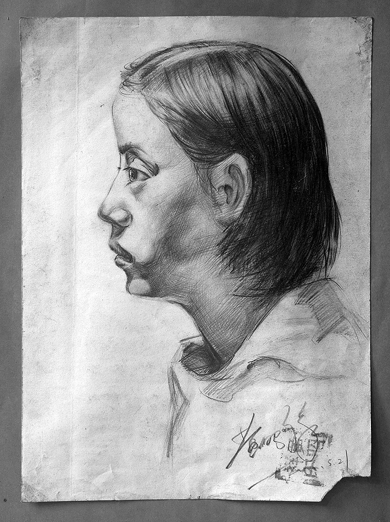 入门素描人像作业