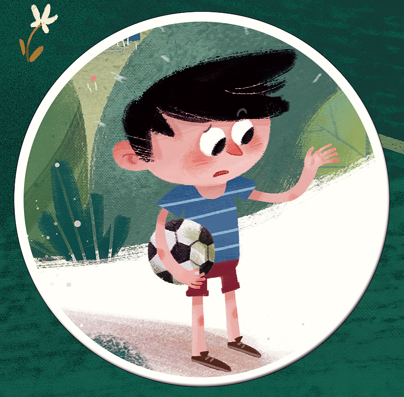 小朋友，不许乱踩草坪哦！