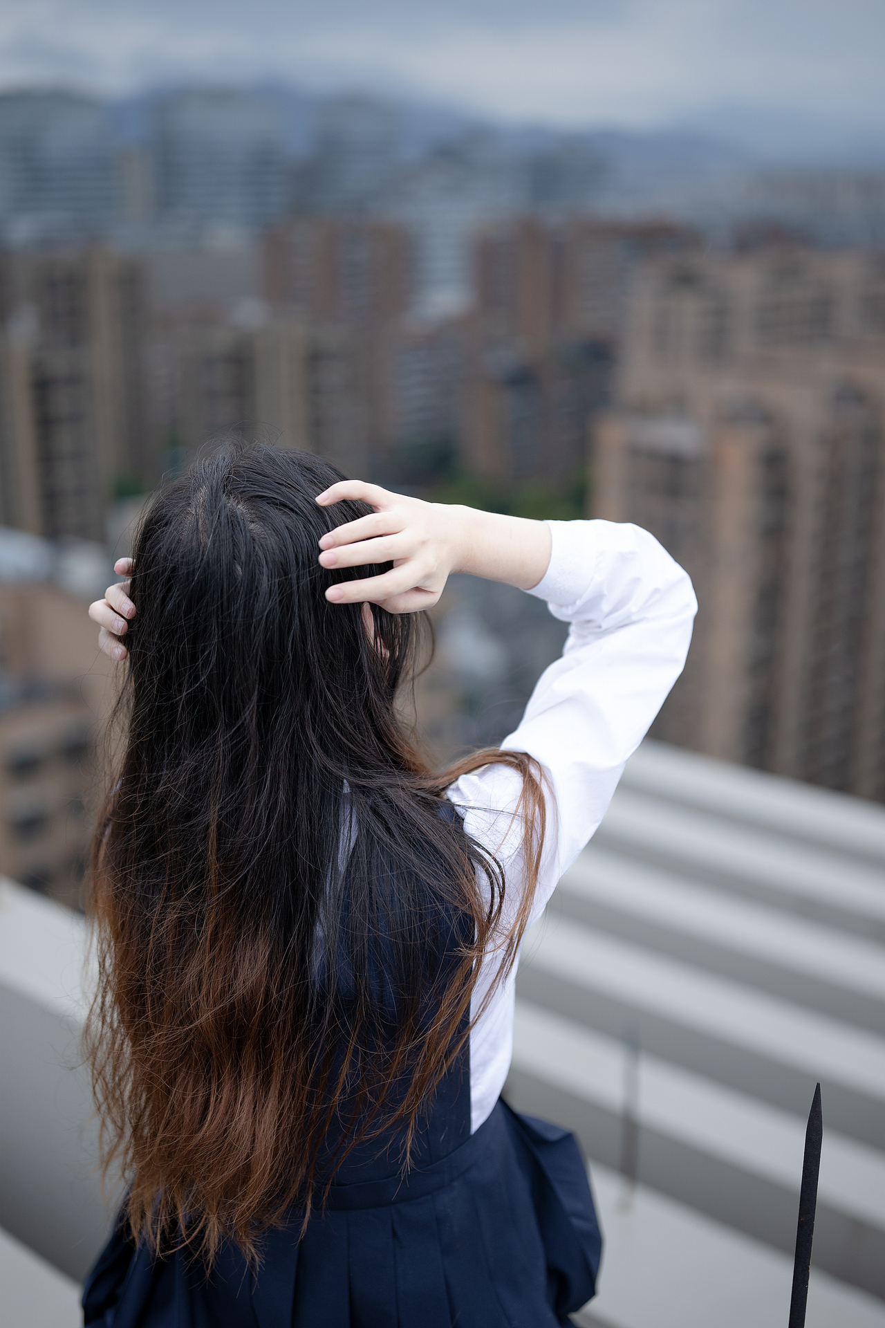 台风来了 上楼看一哈长什么样