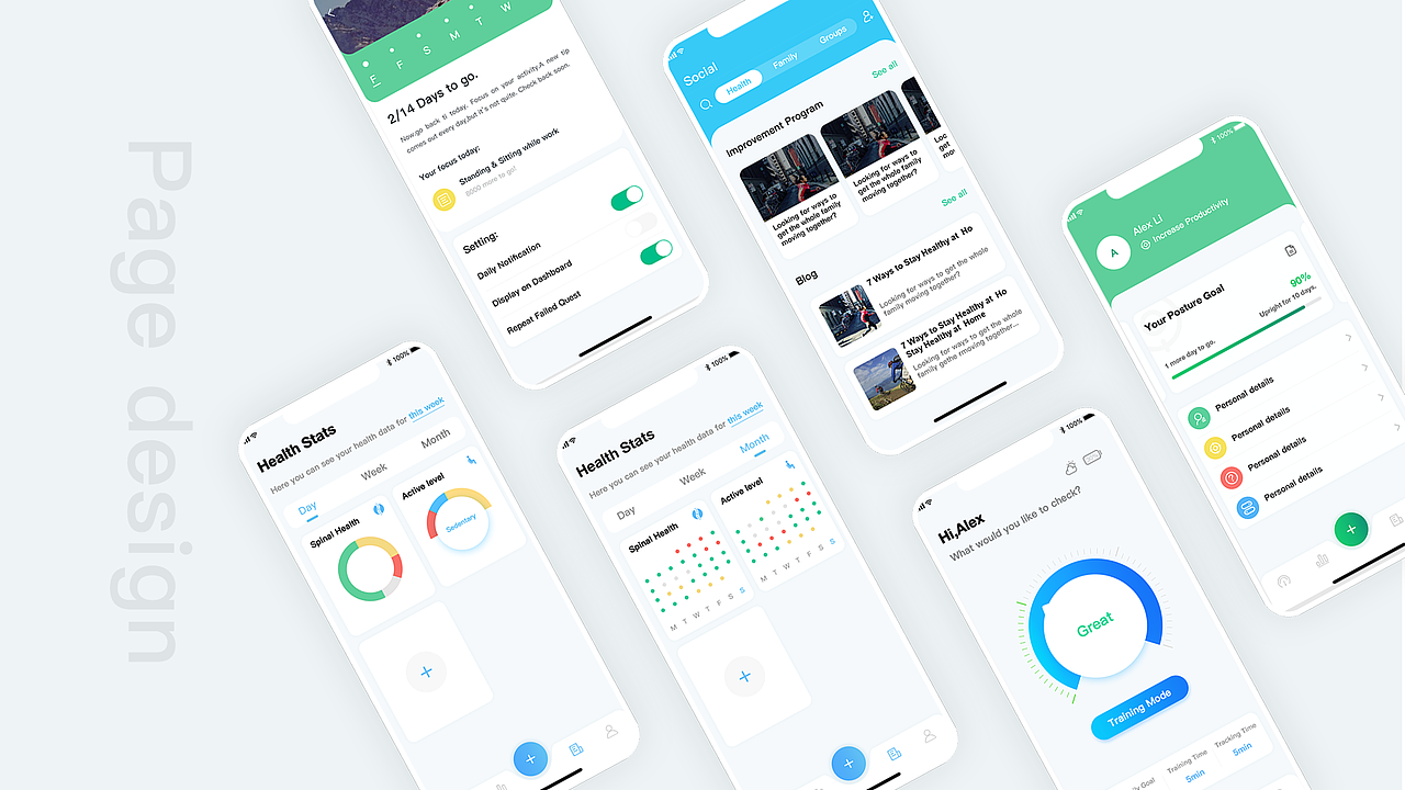 国外一个查看健康状态的APP（图ZMjA5NDM1MTUy） - APP界面 - 站酷设计师爱笑的赛sai原创素材 - 站酷ZCOOL
