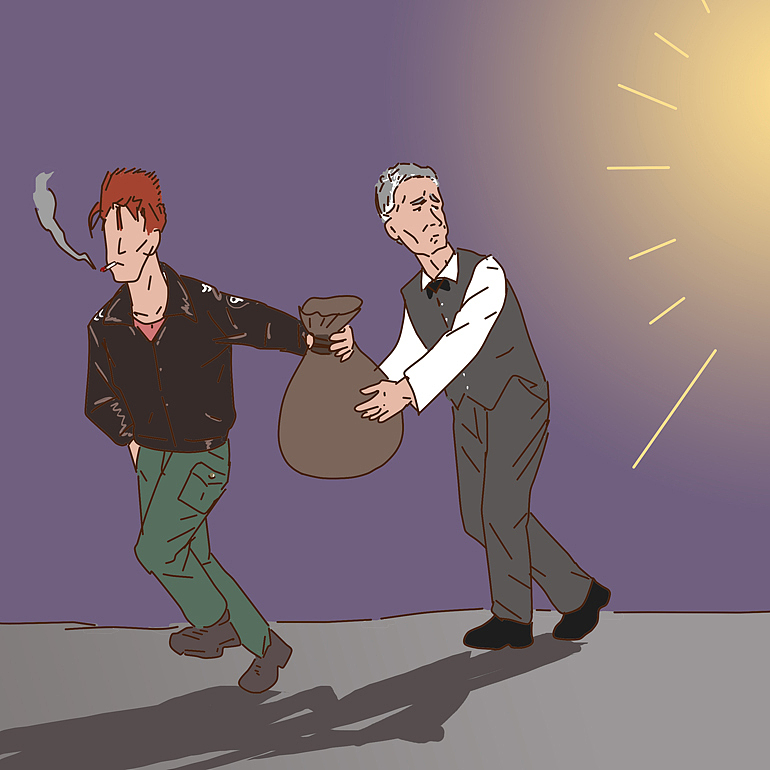 基督徒若有儿女不信、在今世富足并在侍奉世界,若仅仅因为他们是自己的儿女,就把钱置于他们手中,便得罪了那位使他们成为管家的主。上帝的要求是不可轻忽的。...信主的父母常把财物转移给不信主的儿女,于是,就没有能力把上帝之物归还给祂了。