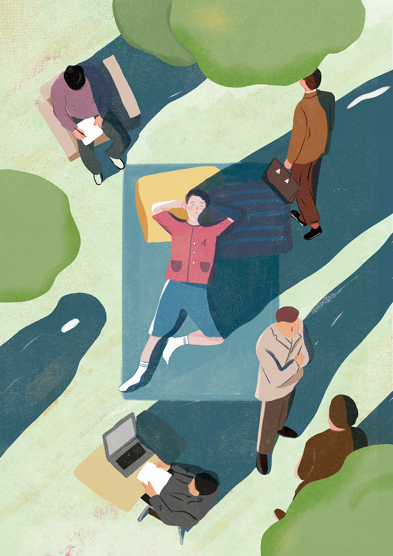 读者配图（图ZMjQ2MjU2MDE2） - 商业插画 - 站酷设计师大冰咂原创素材 - 站酷ZCOOL