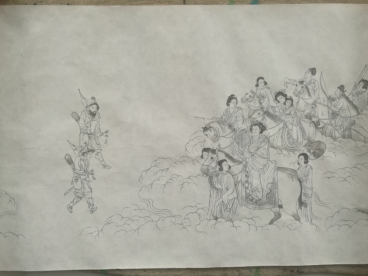 西岳降灵图（图ZMTU5OTU5Njcy） - 绘画 - 站酷设计师三一闲人原创素材 - 站酷ZCOOL