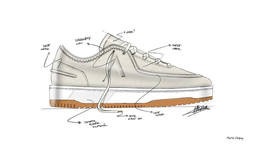斐乐 FILA 复古跑鞋内部设计图（图ZMjkyOTgzNTI0） - 鞋履设计 - 站酷设计师一蓑烟雨花满楼原创素材 - 站酷ZCOOL